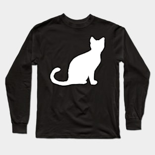 white cat Long Sleeve T-Shirt